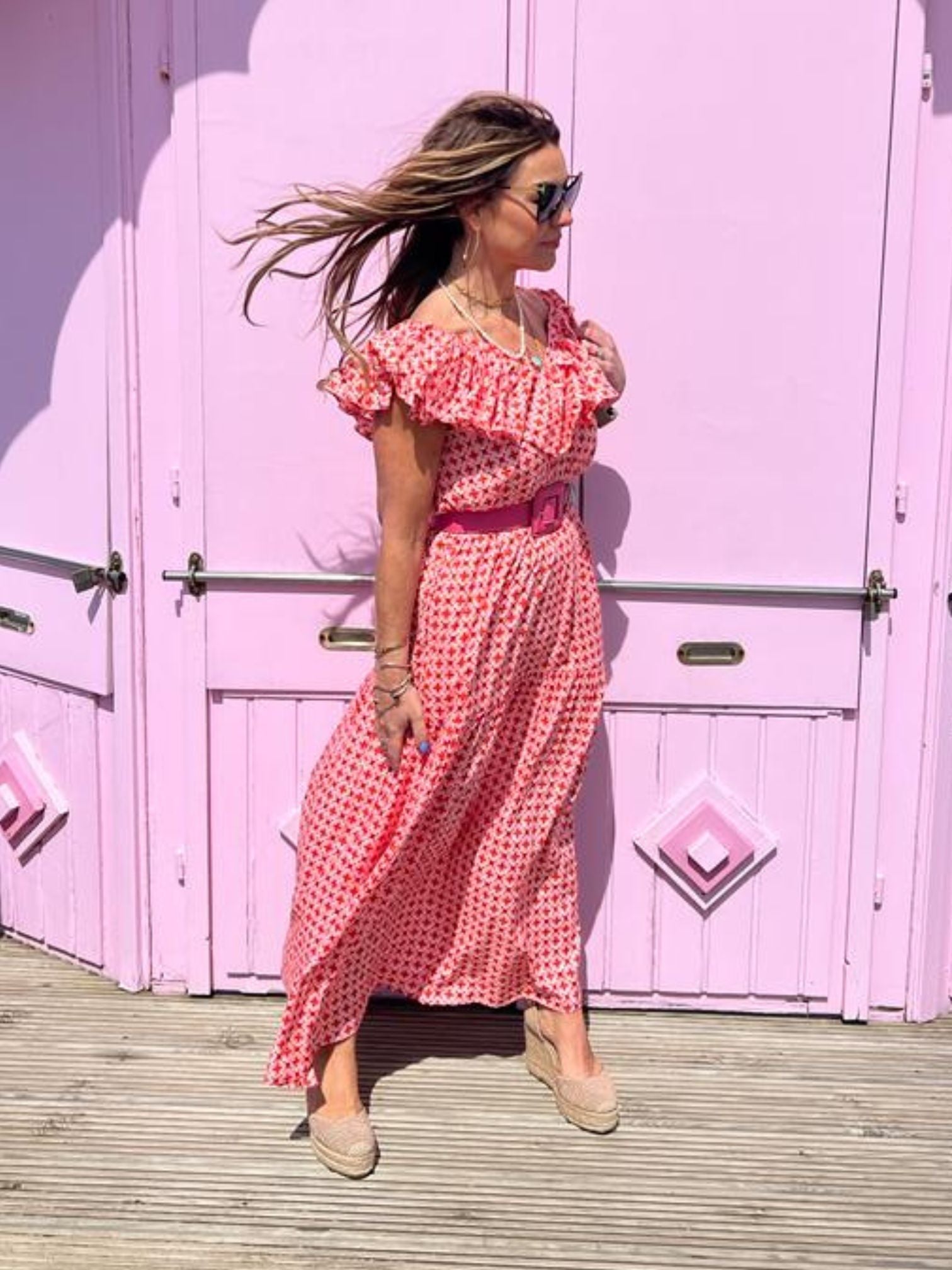 'CORA' DRESS. PINK DIAMOND (Viscose EcoVero)