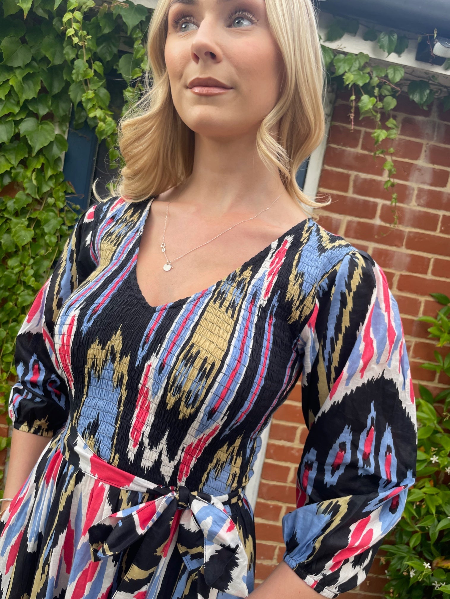 'GRACE' MIDNIGHT IKAT (MIDI)