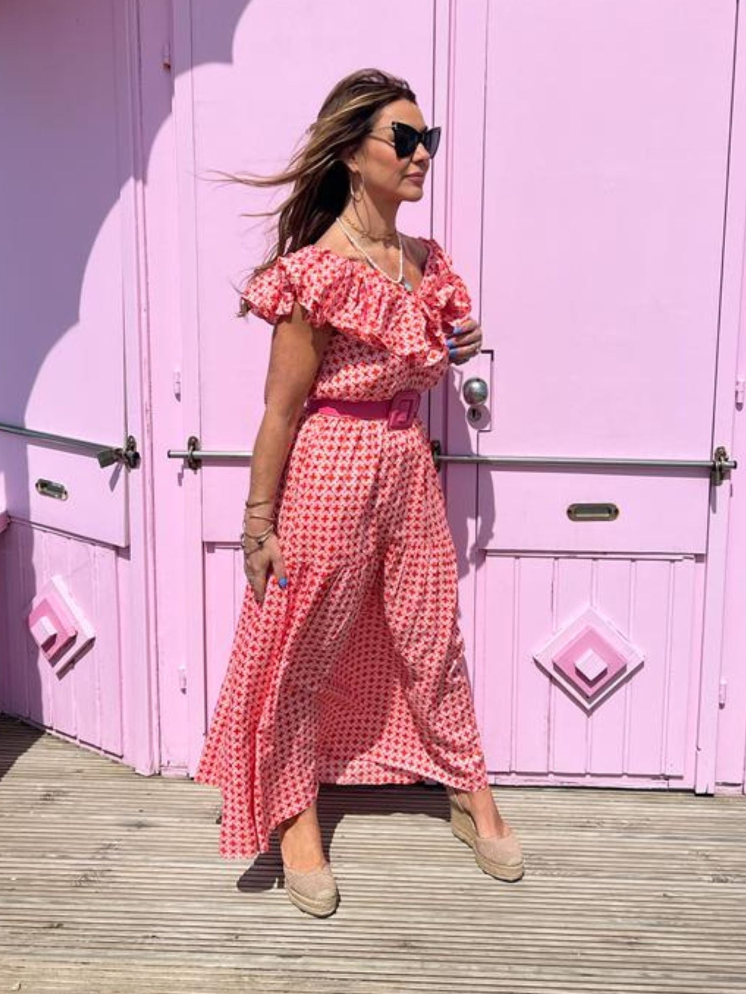 'CORA' DRESS. PINK DIAMOND (Viscose EcoVero)