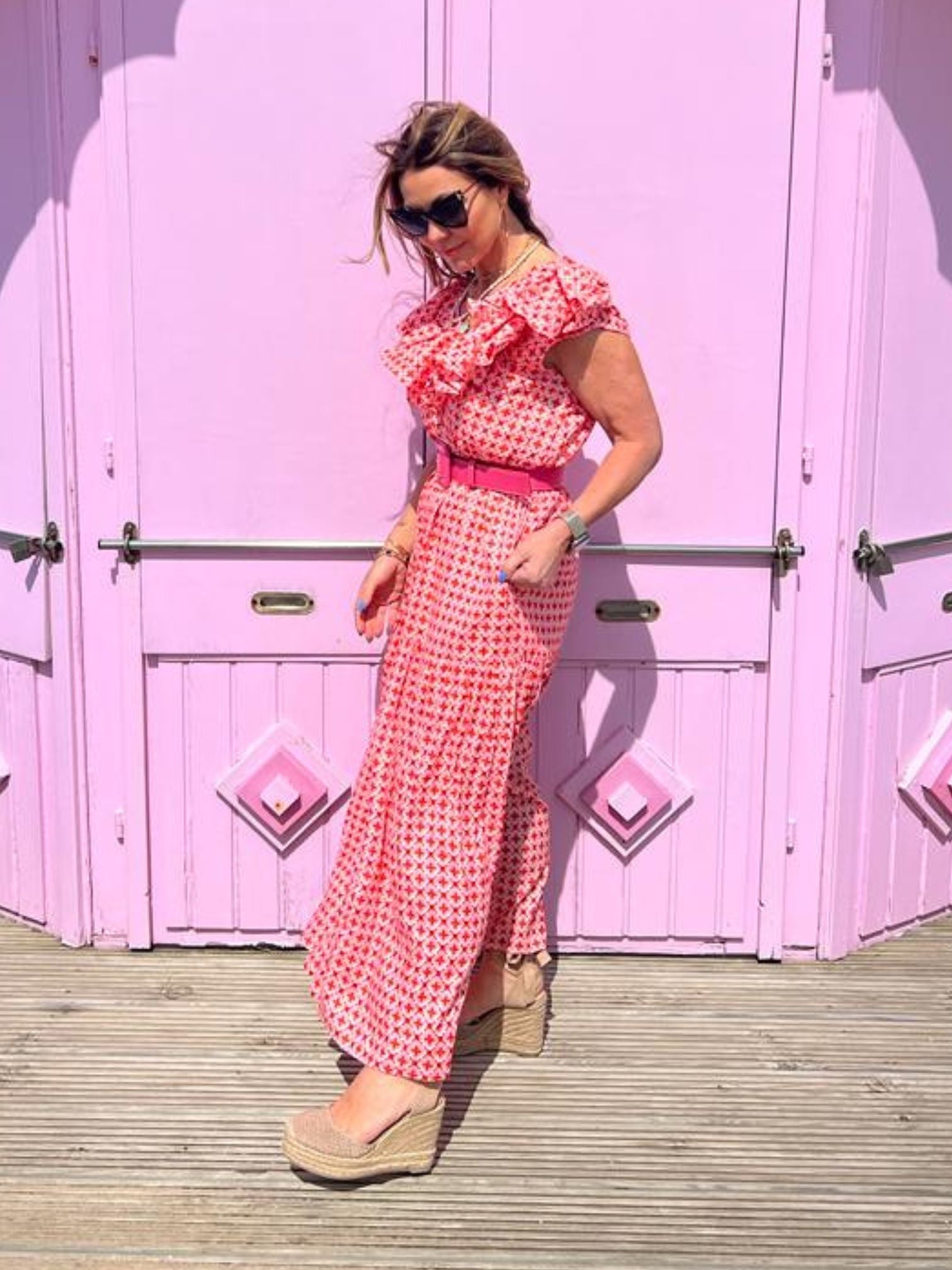 'CORA' DRESS. PINK DIAMOND (Viscose EcoVero)