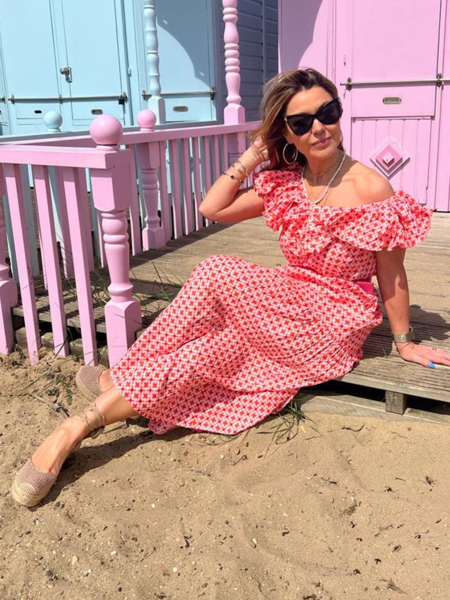 'CORA' DRESS. PINK DIAMOND (Viscose EcoVero)